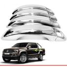 Aplique cromado macaneta amarok 10/...- 4 portas
