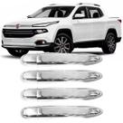 Aplique cromado macaneta fiat toro - 4 portas