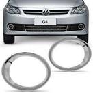 Aplique Cromado Moldura do Farol Auxiliar de Milha Volkswagen Gol G5 2008 à 2013 Par Aplique Cromado Moldura do Farol Auxiliar de Milha Volkswagen Gol G5 2008 à 2013 Par