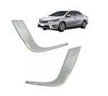 Aplique Cromado Moldura Inferior Farol Auxiliar Milha Toyota Corolla 2015 à 2017 Par Aplique Cromado Moldura Inferior Farol Auxiliar Milha Toyota Corolla 2015 à 2017 Par