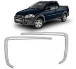 Aplique Cromado Moldura Superior do Farol de Milha Fiat Strada Working 2014 à 2019 Par Aplique Cromado Moldura Superior do Farol de Milha Fiat Strada Working 2014 à 2019 Par