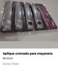 Aplique cromado