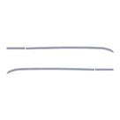 Aplique Curvado Lateral de Teto Compatível com Volvo New FH Inox Espelhado