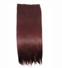 Aplique de cabelo liso orgânico com tic tac 60cm