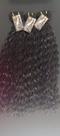 Aplique de Cabelo na Tela Mega Hair Natural Fibra Russa Liso 60cm Premium Castanho