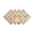 Aplique de Espelho Decorativo Acrílico Losangulo 39x70cm 38193