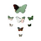 Aplique De Espelho Decorativo Borboleta 37x45cm 8 Pçs 38133