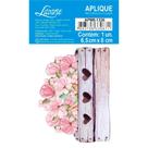 Aplique de MDF e Papel - Coleção Carinho - Flores - APM8-1336 Aplique de MDF e Papel - Coleção Carinho - Flores - APM8-1336