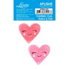Aplique de MDF e Papel - Coleção My Sunshine - Corações - APM4-479