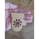 Aplique de Natal Tag MDF Decorativo Enfeite 20 unidades
