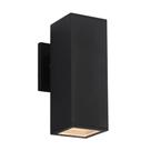 Aplique de Pared para Exterior Cerdeco 27 cm Aluminio Negro Mate 110V-220V
