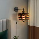 Aplique de Pared VinTopsh de Metal con Enchufe 20 cm 110V-220V