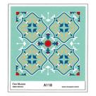 Aplique de Tecido Coleção Ladrilho Verde Tiffany - A118 Aplique de Tecido Coleção Ladrilho Verde Tiffany - A118