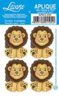 Aplique Decoupage Leão Apm3-200 em Papel e Mdf 3cm Litoarte