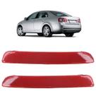 Aplique Defletor Parachoque Traseiro Led Jetta 2007 2008 2009 2010 Rubi
