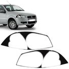 Aplique Do Farol Fiat Palio G4 Máscara Negra Adesivo Preto