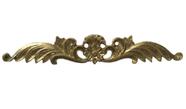 Aplique Em Bronze Móveis Floral Grande Cômoda Bombê Criados