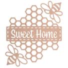Aplique em Papel Cardboard Favo Sweet Mel Cbl-006 7,5x8,5cm Litoarte