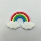 Aplique emborrachado Arco iris com 15 unidades Aplique emborrachado Arco iris com 15 unidades