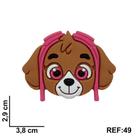 Aplique emborrachado kit 10 unidades Skye Patrulha Canina REF: 49 Aplique emborrachado kit 10 unidades Skye Patrulha Canina REF: 49