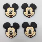 Aplique emborrachado Mickey com 15 unidades Aplique emborrachado Mickey com 15 unidades