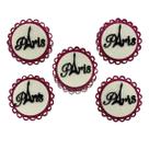 APLIQUE EVA PARIS 6,5X6,5cm C/6 UN - PONTO DAS FESTAS