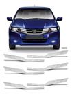 Aplique Grade Dianteira Do Honda City 09 / 14 Cromado Tuning