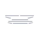 Aplique Grades Inferior Frontal Compatível com Volvo New FH4B