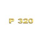 Aplique Inox Dourado Potência - Para Scania NTG P320 Aplique Inox Dourado Potência - Para Scania NTG P320