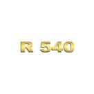 Aplique Inox Dourado Potência - Para Scania NTG R540 Aplique Inox Dourado Potência - Para Scania NTG R540