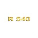 Aplique Inox Dourado Potência - Para Scania NTG R540 Aplique Inox Dourado Potência - Para Scania NTG R540