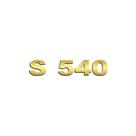 Aplique Inox Dourado Potência - Para Scania NTG S540 Aplique Inox Dourado Potência - Para Scania NTG S540