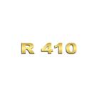 Aplique Inox Potência - Para NTG R410 - Dourado