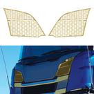 Aplique Inteiro Tela Entrada Ar Para Scania G Dourado Par
