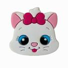 Aplique Kit 10 Peças Gatinha Laço Rosa Emborrachado