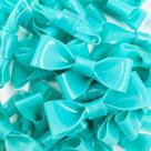 Aplique Laço Lonita Silicone Verde Tiffany 46x17mm 10pçs 22g