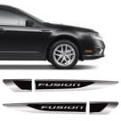 Aplique Lateral Ford Fusion Decorativo Emblema Resinado Par