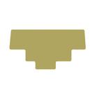 Aplique Liso Caixa Bateria Para SC S4 S5 Dourado