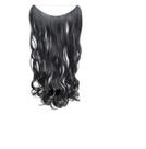 Aplique Mágico Cabelo Orgânico Ondulado Fio Invisível Extensão em Segundos