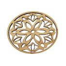 Aplique Mandala Modelo 28 5cm Mdf Madeira Cru