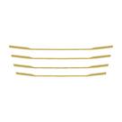 Aplique Mascara Estreita Grade p SC NTG R/S Dourada Conjunto