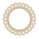 Aplique MDF AF - Moldura Mandala
