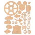 Aplique MDF CS - Happy - Elementos Aplique MDF CS - Happy - Elementos