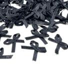 Aplique Mini Laço Cetim de 4mm Preto 120un Costura Roupas Aplique Mini Laço Cetim de 4mm Preto 120un Costura Roupas