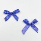 Aplique Mini Laço de Cetim Roxo 42x34mm 50pçs 20g Poliéster