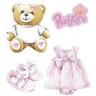 Aplique Papel Decoupage em Mdf Menino Ursinha Princesa Apm3-330 3cm Litoarte Aplique Papel Decoupage em Mdf Menino Ursinha Princesa Apm3-330 3cm Litoarte