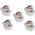Aplique para Lembrancinha Papai Noel - 5 Unidades