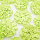Aplique Patch Tecido Flor Verde Limão 50x50mm 5pç 12g Aplique Patch Tecido Flor Verde Limão 50x50mm 5pç 12g