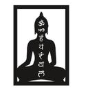 Aplique quadro Decorativo Buda chacras Mdf 3mm Decoração com fita dupla face Aplique quadro Decorativo Buda chacras Mdf 3mm Decoração com fita dupla face