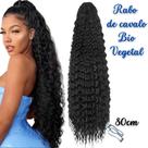 Aplique Rabo de Cavalo 80cm Preto Dsoar Hair